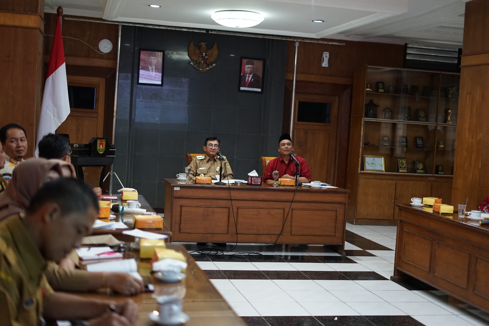 Audiensi dengan Pj. Bupati Magelang dan Kepala OPD Kab Magelang